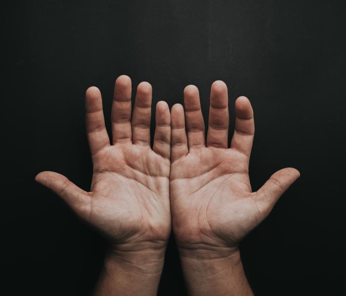Two open palms