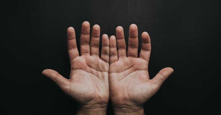 Two open palms